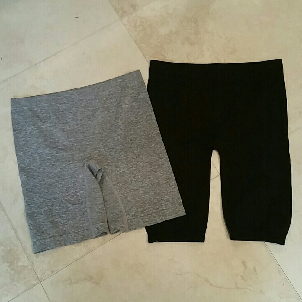Nylon Workout/Bike Shorts 2 Pair